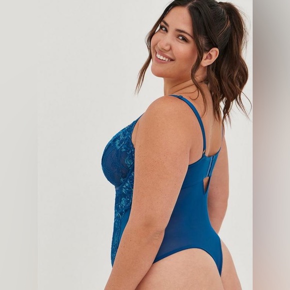 Torrid Lacey Thong Bodysuit - Picture 8 of 9